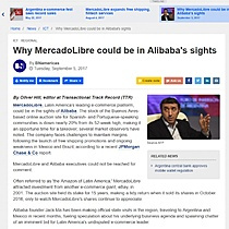 Why MercadoLibre could be in Alibaba's sights